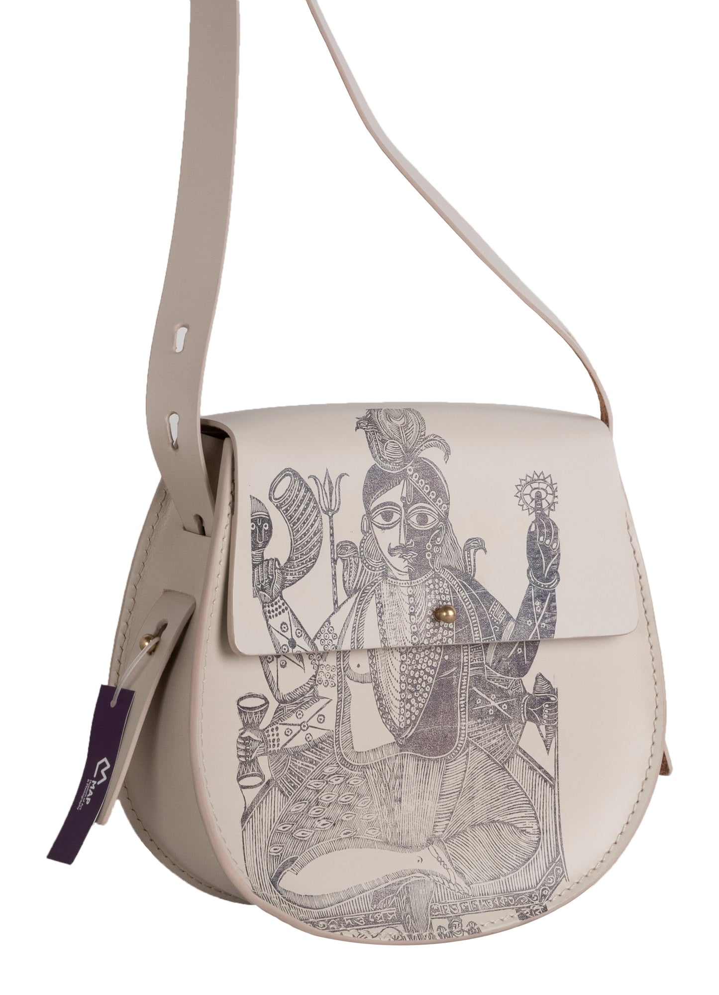 Leather - Round Sling Bag