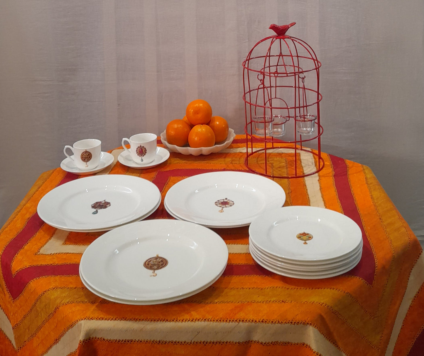 PENDANT SALAD & DINNER PLATE SET OF 6 - TC 409.4DP