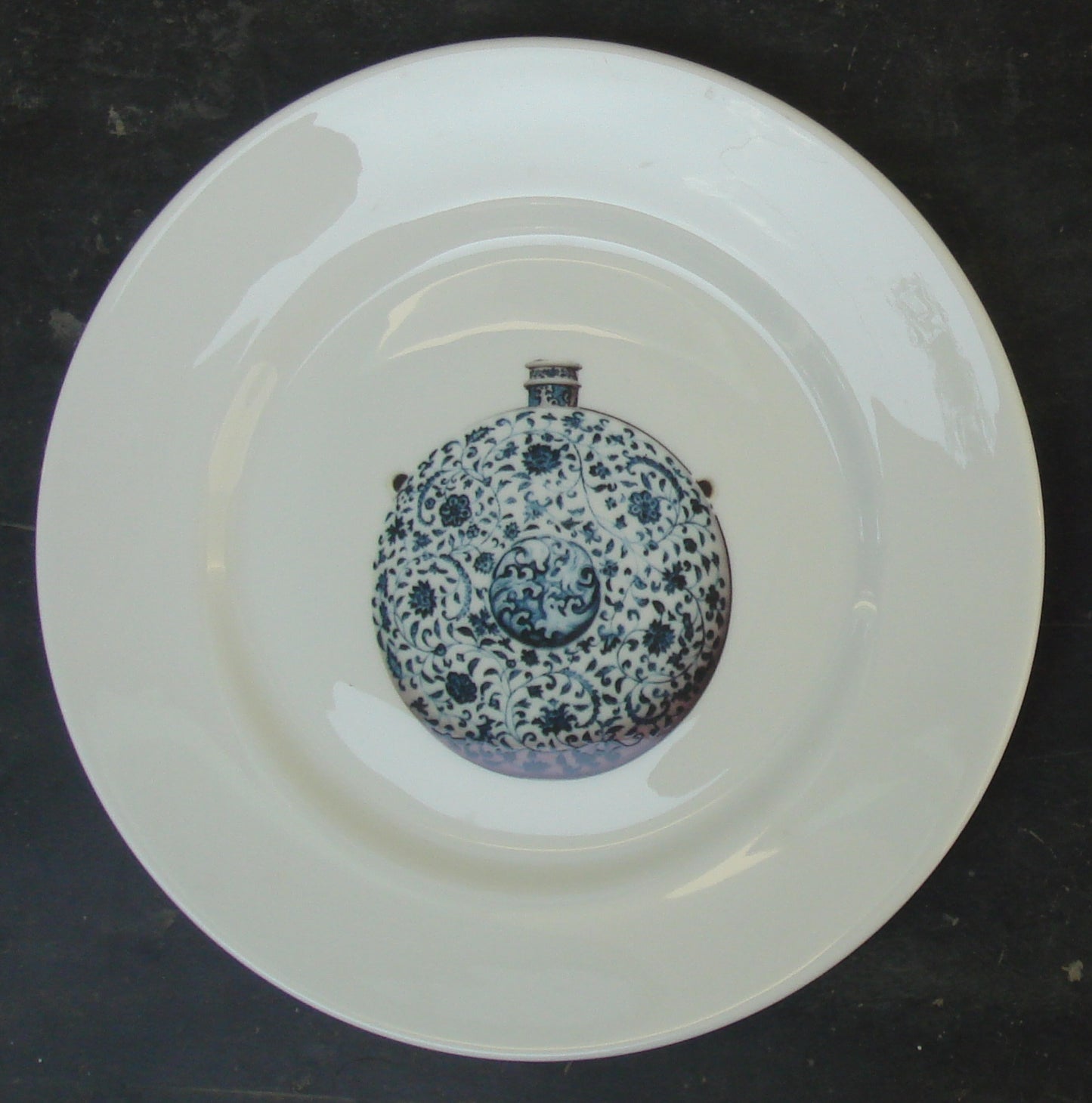 BLUE & WHITE SALAD & DINNER PLATES SET OF 6 - TC 409.4DP