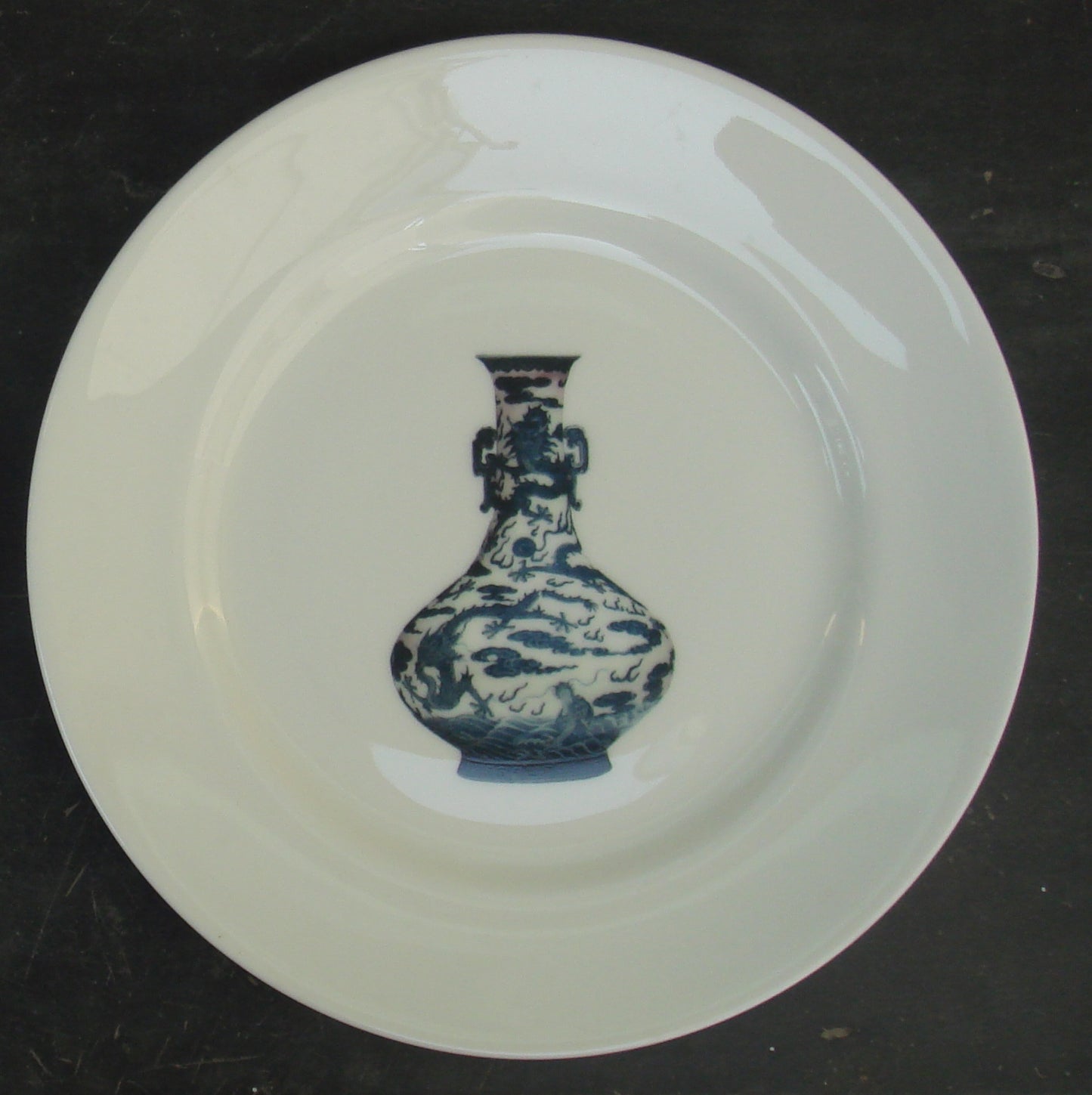 BLUE & WHITE SALAD & DINNER PLATES SET OF 6 - TC 409.4DP