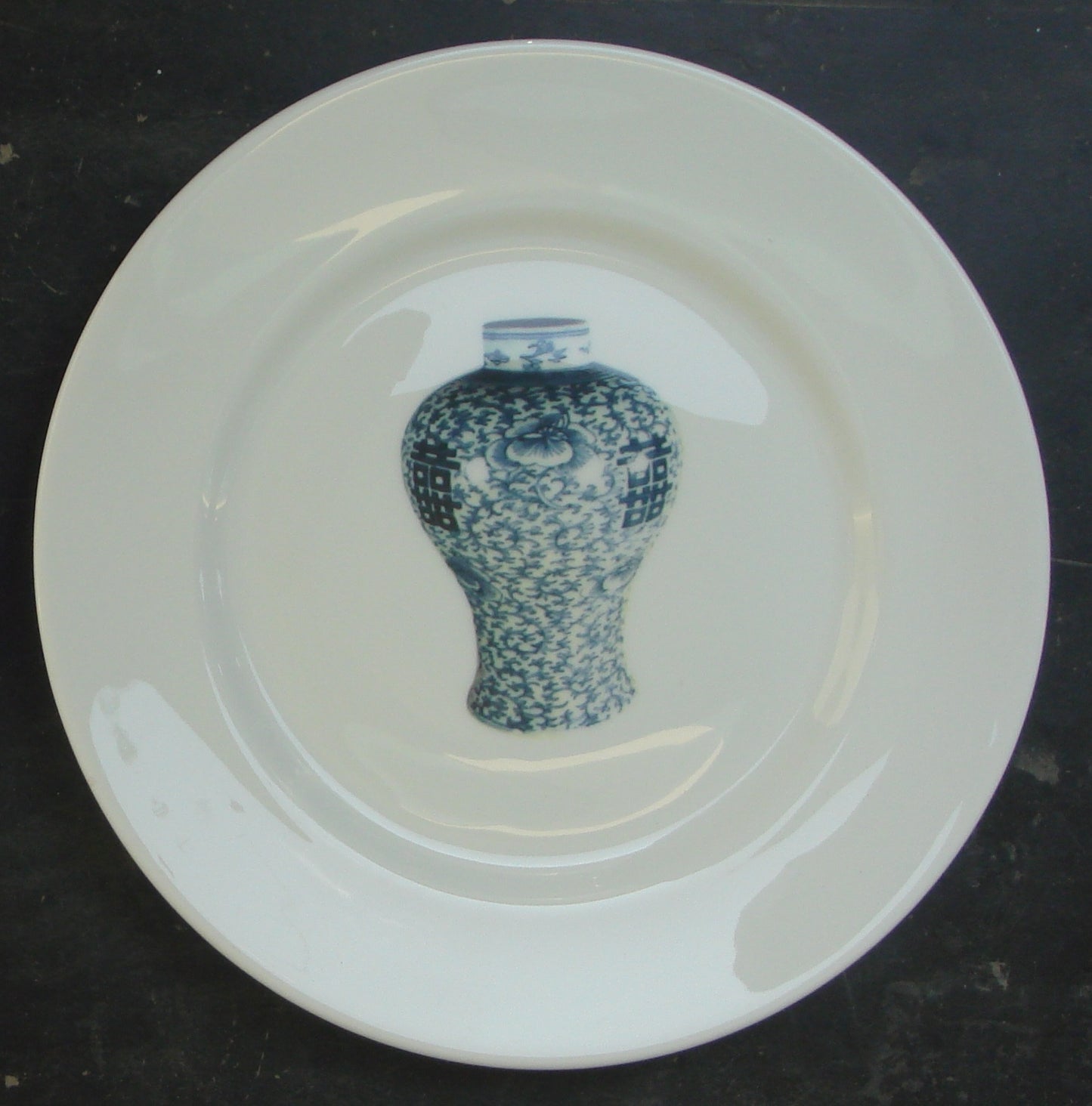 BLUE & WHITE SALAD & DINNER PLATES SET OF 6 - TC 409.4DP