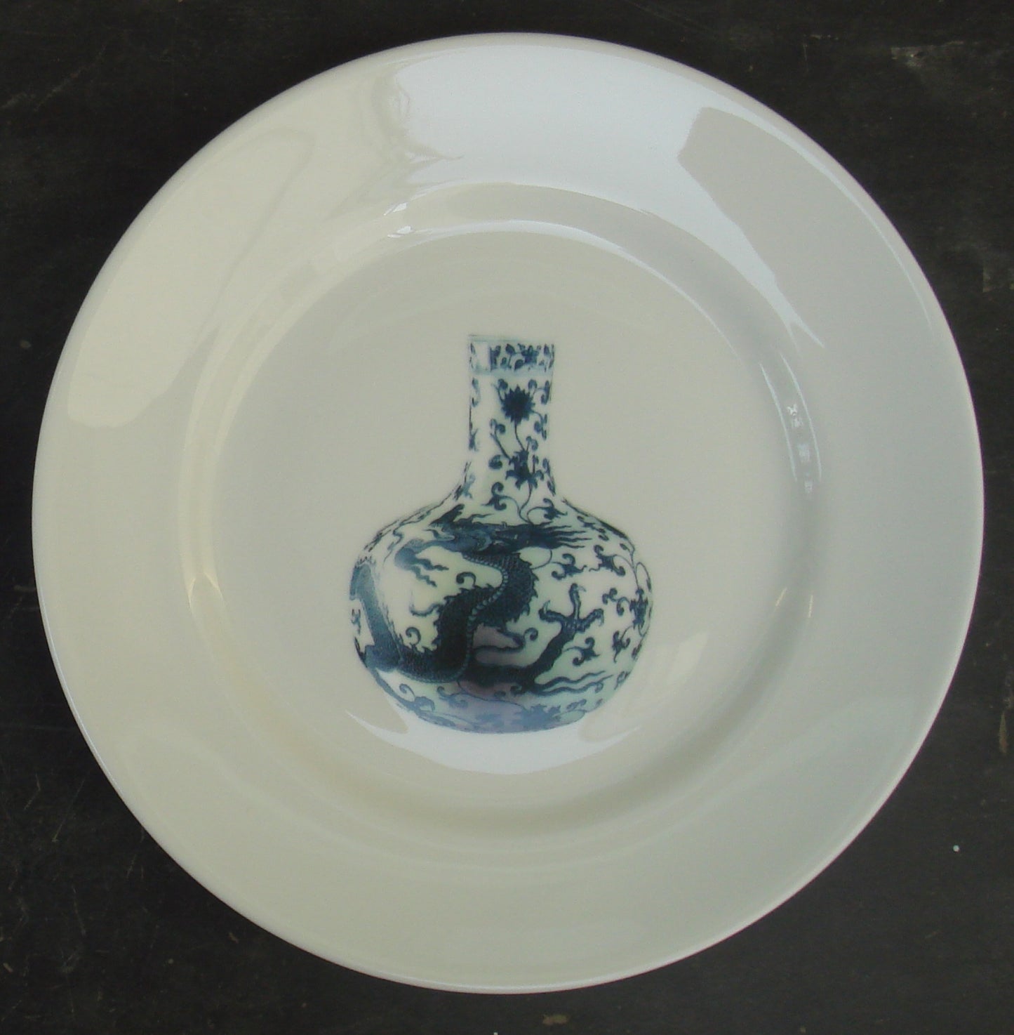 BLUE & WHITE SALAD & DINNER PLATES SET OF 6 - TC 409.4DP