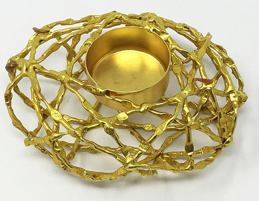 HAMMERED WRAP  TEALIGHT - ADY 5.14
